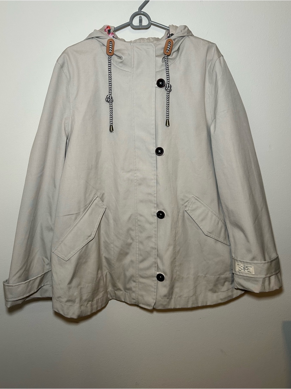 JOULES 'Coast' Right As Rain Waterproof Hooded Coat